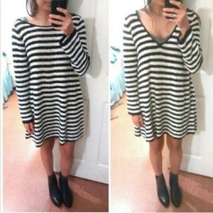 Free People Counting Stripes LS Tunic/Dress